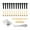 Set 2, variant on Guitar Bridge Hardware Set: ABS Pins, Saddles & Metal Removal Tool for Enhanced Durability