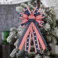 thumbnail image 6 of Hwkond Party Supplies & Decor American Flag Star And Stripe Ribbon Bow Independence Day Gifts Home Decoration Front Bow Patriotic Decorative Supplies on Clearance, 6 of 8