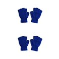 thumbnail image 3 of Guardurnaity 1 par de guantes sin dedos, estilo sencillo, accesorios de ropa para hombres y mujeres, cubiertas para manos, calentador de manos de Azul real 2Conjunto, 3 of 6
