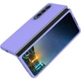 thumbnail image 3 of for Samsung Galaxy Z Fold 3 Case, Galaxy Z Fold 3 Liquid Silicone Case Dual Layer Hybrid Hard PC Soft Silicone Slim Fit Shockproof Protective Phone Case for Women Men, Light Purple, 3 of 8