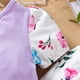 thumbnail image 4 of Pantalones Conjunto de verano con estampado floral y pantalones acampanados para niñas pequeñas (púrpura 2T) Cgtredaw Púrpura T 2-3 años Única para Niña, 4 of 7