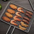 thumbnail image 2 of Clip de red para pescado a la parrilla galvanizado, clip de acero inoxidable para pescado a la parrilla, clip para verduras, clip de hierro, clip de red plegable, clip de red para barbacoa, 2 of 5