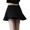 thumbnail image 4 of Women Athletic Quick-drying Workout Short Active Tennis Running Skirt with Built in Shorts Black, 4 of 6