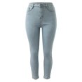 thumbnail image 4 of Gubotare Jeans Women Plus Size Women's Modern Skinny Denin Jeans (Blue,L), 4 of 5