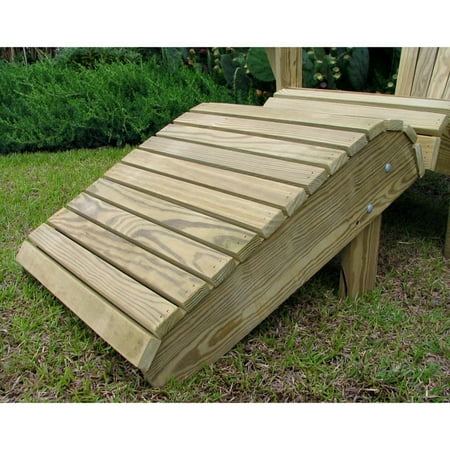 Weathercraft Designers Choice Pine Adirondack Footrest - Natural
