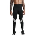 thumbnail image 6 of Bibifish Mens Athletic Tights High Waist Contrast Panel Compression 4-Way Stretch Quick Dry leggings Cycling Training Daily Athletic yoga leggings, 6 of 6