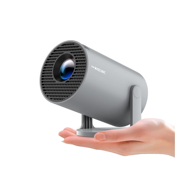 Magcubic Mini Proyector 8K 1080P Compatible con WiFi 6 y BT 5.4 290 Brillo ANSI, Tecla de Teclado Automática, Rotación de 180 Grados, Proyector Portátil para Cine en Casa y Películas