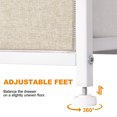 thumbnail image 4 of REAHOME 9 Drawer Steel Frame Bedroom Storage Organizer Dresser, Taupe, 4 of 8