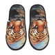 thumbnail image 1 of Fotbe Colorful Plant Tiger Pantuflas Peludas para Mujer con Estampado, Zapatillas de Peluche, Zapatos de Invierno para Casa, Uso Interior y Exterior-Large, 1 of 8