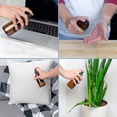 thumbnail image 3 of Cornucopia Brands 8-Ounce Amber Glass Fine Mist Spray Bottles (4-Pack); Boston Round w/Atomizer Spritzers for Aromatherapy, Perfume, Cologne, DIY & More, 3 of 10