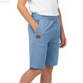 thumbnail image 2 of Liyamei Boys Athletic Shorts with Stretch for Summer Running Sports Size 5-16,Blue, 2 of 7