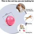 thumbnail image 5 of Jouet Interactif Intelligent pour Chat - Version la Plus Récente Balle Auto-Rotative à 360 Degrés, Jouet pour Animaux Rechargeable par USB, Lumière Led Rotative Intégrée, Stimule l'Instinct de Chasse pour Votre Chat, 5 of 5