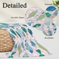 thumbnail image 3 of Pink Fishes Body Pillow Cover 20 x 60 Inch Decorative Pillow Cover Cartoon Coastal Ocean Fish Striped Lumbar Pillowcase Seasonal Rectangle Cushion Case for Couch Sofa Bed Living Room, 3 of 9