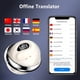 thumbnail image 3 of Auriculares Bluetooth con traductor de idiomas, compatible con 115 idiomas, cancelación de ruido ANC, Bluetooth 5.4, carcasa de pantalla inteligente., 3 of 9