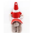 thumbnail image 4 of Santa Horse Riding Pet Costume for Small Medium Dogs Cats Christmas Transformative Outfit Festive Animal Apparel(Red/XL), 4 of 9