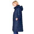 thumbnail image 3 of Woman Within Plus Size Long Packable Puffer Jacket, 3 of 6