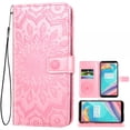 thumbnail image 1 of Case for Oneplus 5 Wallet Case Leather Premium PU Embossed Design Magnetic Closure Protective Cover with Card Slots for Oneplus 5, Rose Gold, 1 of 5