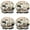 Corgi Dog and, variant on Shower Caps,Colorful Animal Footprints Waterproof Shower Cap for Women 4 Pieces,Double Reusable Hair Cover for Shower PEVA Elastic Stretch Hem