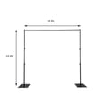 thumbnail image 3 of Efavormart 10ft x 10ft Heavy Duty Pipe and Drape Kit Backdrop Support with Metal Steel Base for Wedding, Party, Event, Photography, and Exhibition Decoration, 3 of 11