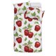 thumbnail image 1 of Juego de cama con estampado de manzanas rojas, 1 of 5