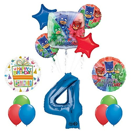 The Ultimate PJ  MASKS  4th Birthday  Party  Supplies  and 