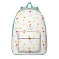 thumbnail image 1 of Eggs and Chickens Cartoon Pattern Canvas Bookbag – Large Capacity Travel Backpack with Durable Oxford Material and Anti-theft Features for Female Professionals, Students, and Outdoor Enthusiasts, 1 of 5