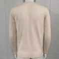 thumbnail image 3 of Mens Vintage Sweater Cardigan Casual Fit V Neck Knit With Cardigan Button Front, 3 of 8
