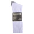 thumbnail image 3 of Timberland Men's 4-Pack Full Cushioned Crew Socks, White, One Size, 3 of 3