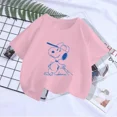 thumbnail image 3 of Camiseta de verano 2024 de Snoopy, camiseta de algodón para niño y niña, camiseta de Charlie Brown y Peanuts, camisetas de manga corta con dibujos animados para niños y niñas, 3 of 5