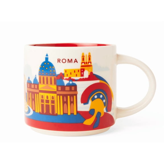 Starbucks You Are Here Collection Roma Italy Ceramic Coffee Mug New With Box