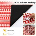 thumbnail image 3 of Christmas Red Coffee Mat Dish Drying Mat Hide Stain High Absorbent Drying Mat for Kitchen Easy Clean,Fit Under Coffee Maker Machine And Accessories-12"x19",Multi Pattern, 3 of 6