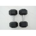 thumbnail image 2 of Mancuerna Hexagonal 40lb Bywell | Recubrimiento de Goma | Uso Profesional, 2 of 3