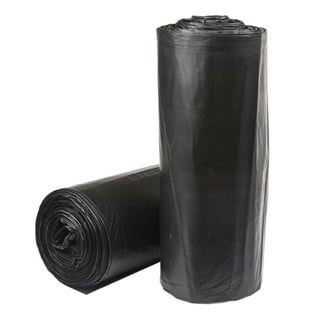 Trash Bags 45 Gallon, 100 Count w/Ties Large Black Garbage Bags, 40W x 46H