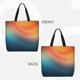 thumbnail image 2 of Easygdp yellow orange and teal Bolsa Tote para Mujer, Bolso de Hombro para Trabajo, Playa, Viajes, Compras y Supermercado, 2 of 7