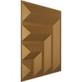 thumbnail image 2 of Ekena Millwork 19 5/8"W x 19 5/8"H Bolt EnduraWall Decorative 3D Wall Panel, Bright Coat Gold (12-Pack for 32.04 Sq. Ft.), 2 of 6
