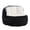 Black+White+Gray, variant on IVV Modern Faux Fur Upholstered Bean Bag Chair with High-Density Shredded Foam Fill, No Assembly for Living Space, Bedroom Nook, Home Corner, "W x 43.3"D x 30.3"H (Brown+Camel)