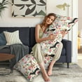 thumbnail image 5 of Dog Lover's Body Pillow Cover - Soft & Breathable, Hidden Zipper, 20"x54", Cute Puppy & Floral Print - Perfect Gift for Pet Lovers, Side Sleepers & Dog Themed Decor, 5 of 7
