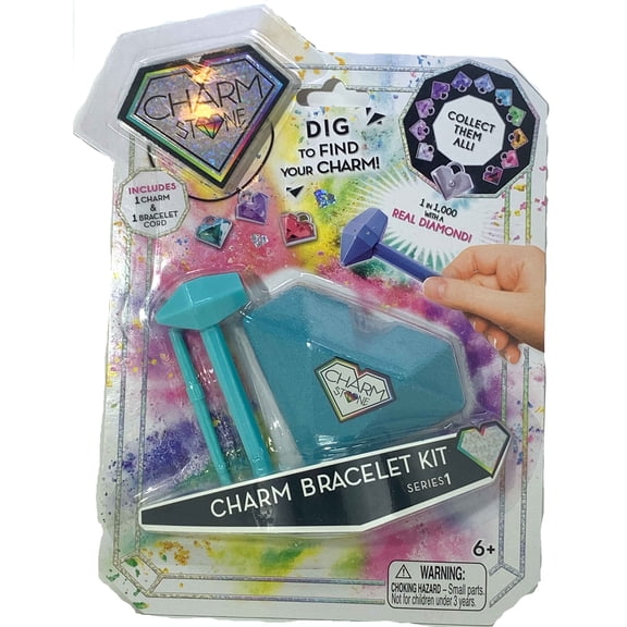 Charm Stone Bracelet Digging Kit – Teal Series 1 Excavation Set