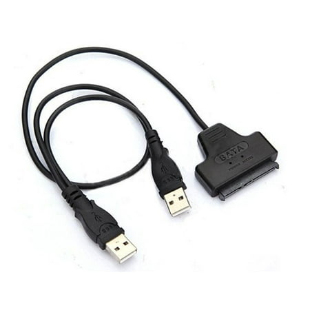 Dual USB connector to support hard disk drive without external power