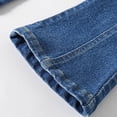 thumbnail image 4 of Shadoumai Stylish Girls Denim Bottom Pants for Everyday Comfort and Fit Autumn Casual Long Bottoms for Little Girls, 4 of 8