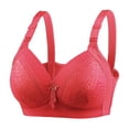 thumbnail image 1 of Abcnature Full Coverage Bras for Women Elderly Bras without Steel Rings Plus Size Underwear Front Button Style Bras, 1 of 2
