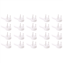 New Arrivals 20 pcs plastic heavy wall picture frame hooks hangers 3-pin small white