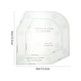 thumbnail image 4 of OULII Patchwork Quilting Template Acrylic Multi Color for Shopping Mall 1 Set, 4 of 8