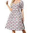 thumbnail image 2 of Diversión para todos. Todos para divertirse. Vestido de carnaval de manga corta, elegante conjunto para mujer, vestido de noche, vestido bonito para mujer, vestidos de baile., 2 of 8