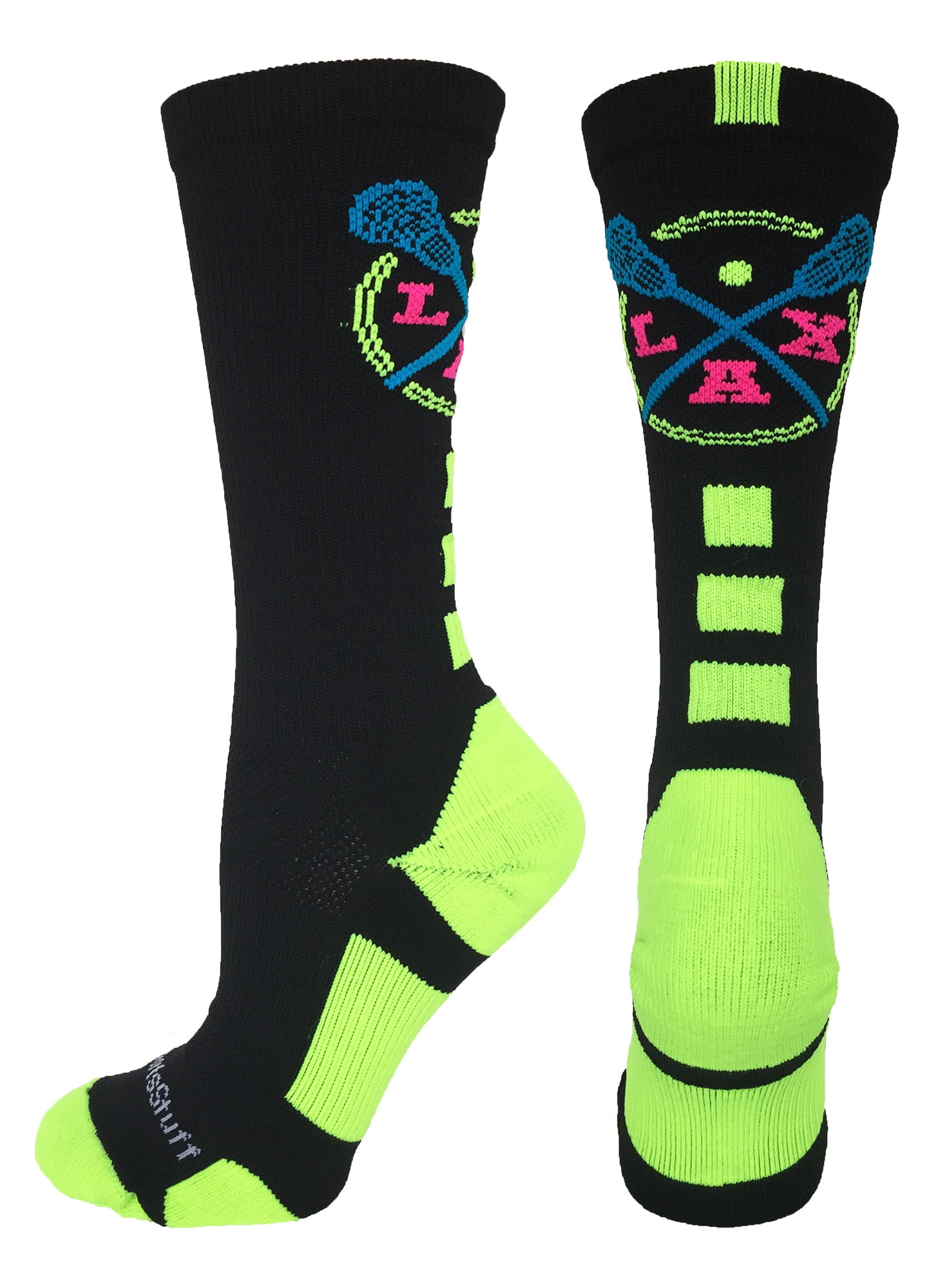 SockGuy Crew 8in LAX Maryland Red Lacrosse Socks