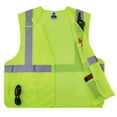 thumbnail image 2 of Ergodyne GloWearÂ® 8217BA Class 2 Hi-Vis 5-Point Breakaway Safety Vest, Lime, S/M, 2 of 4