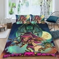 thumbnail image 2 of Kitti Katz Conjunto de sábanas temático, trío de piezas, cómodo y amigable con la piel, diseño único, regalo de decoración para el hogar para familiares, amigos y fans,173cm *218cm, 2 of 6