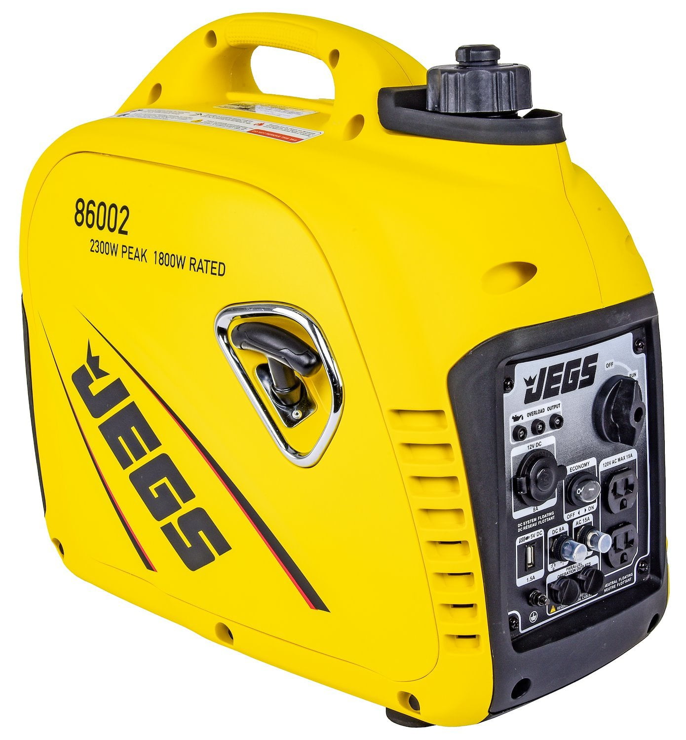 JEGS 2300 Watt SUPER QUIET Premium Portable Inverter Generator with Sine Wave Technology