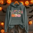 thumbnail image 4 of HCYSFG Women Halloween Hoodies Retro Graphic Oversized Long Sleeve Sweatshirt Casual Drawstring Winter Fall Pocket Pullover Top, 4 of 5