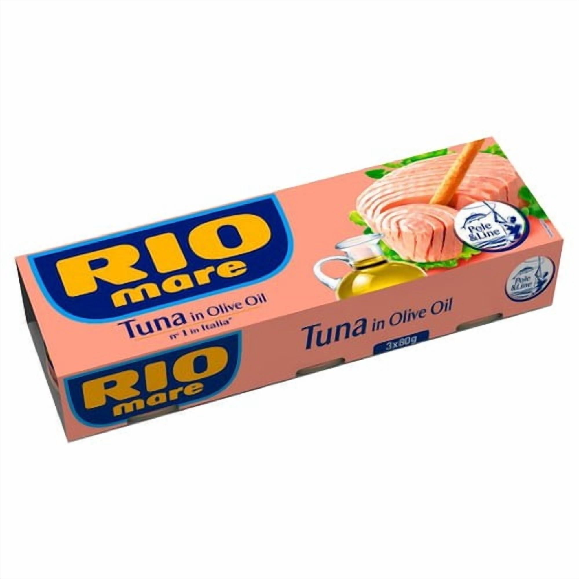 Rio Mare MSC Tuna In Olive Oil 3 x 80g, British Import (Pack of 3)